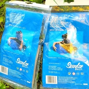 Pool Swim Sevylor Beach ⛱ pillow float Vintage 90s NEW 3 for $20